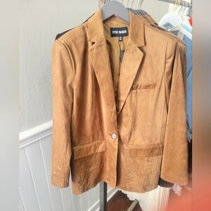 Steve Madden Tan Suede Blazer